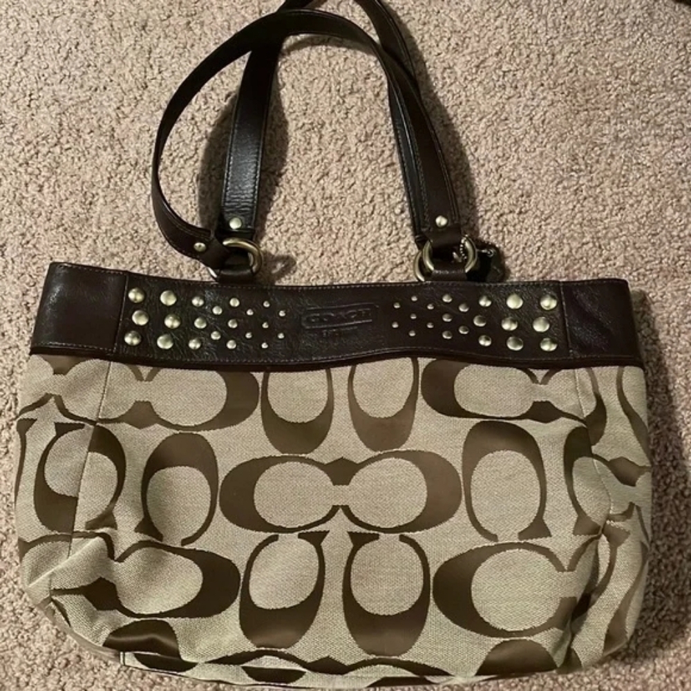 Brown Designer Tote Bag - Picture 10 of 10